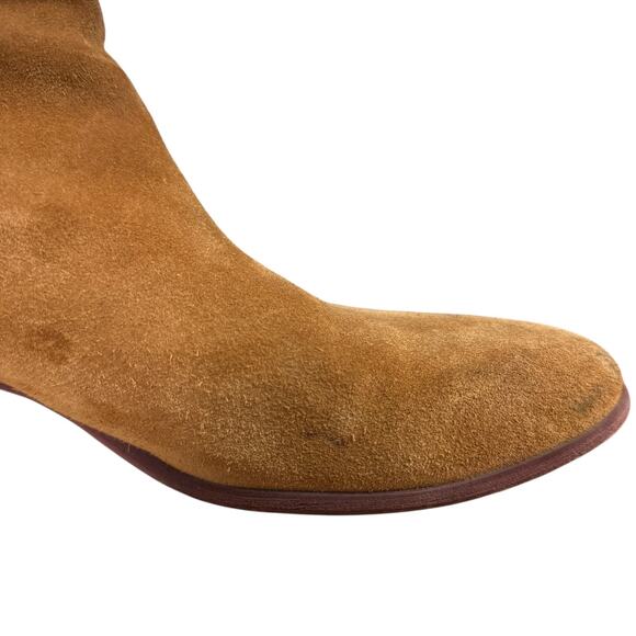 Sam Edelman Polina Suede Leather Chunky Block Heel Ankle Boots Booties Shoes 11 - Picture 2 of 16